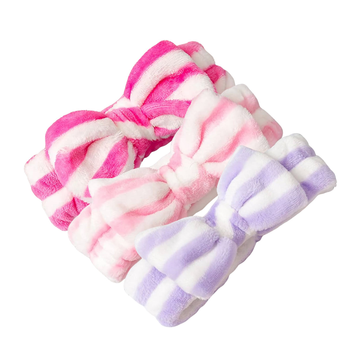 Krystina's Collection Striped Spa Make Up Headband - Various Colours