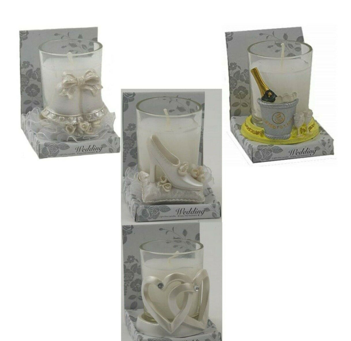 Wedding Candle Favour Glass Candle Holder
