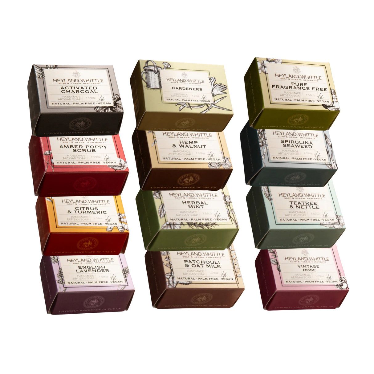 Heyland & Whittle Natural Soap Bar 45g - Various Fragrances
