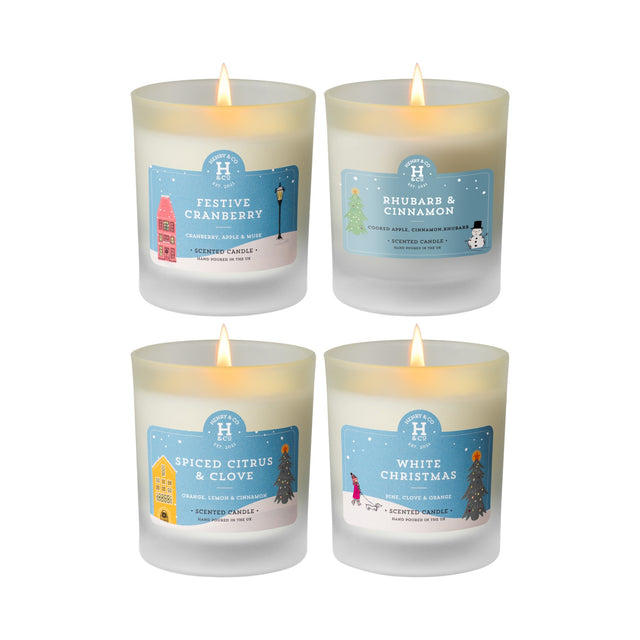 Henry & Co Scented Candle - Various Festive Fragrances