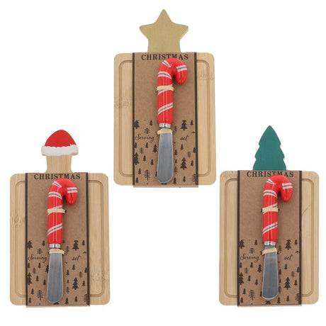 Christmas Cheer Mini Serving Board Set - Various Designs