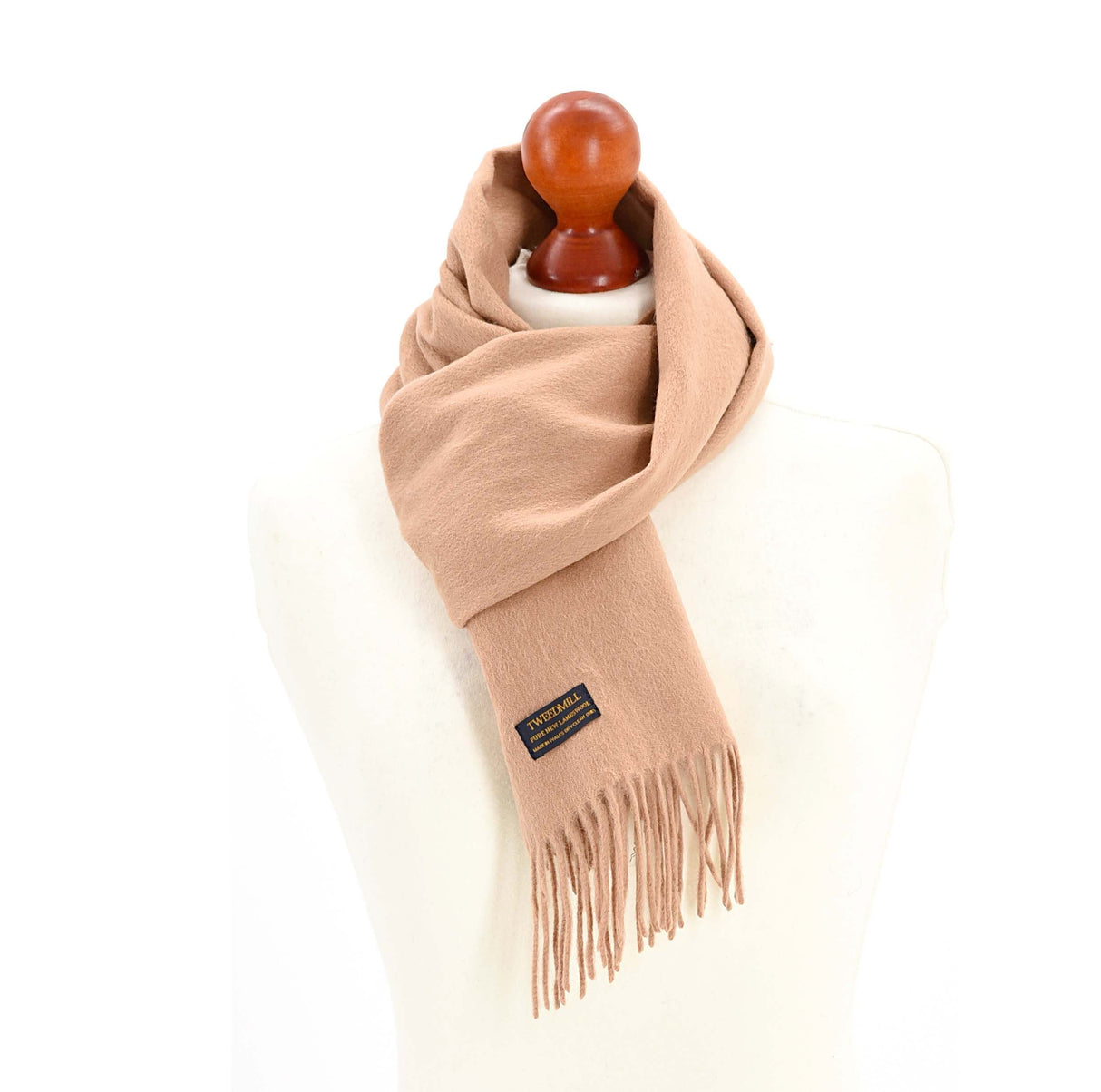 Tweedmill Lambswool Scarf - Camel