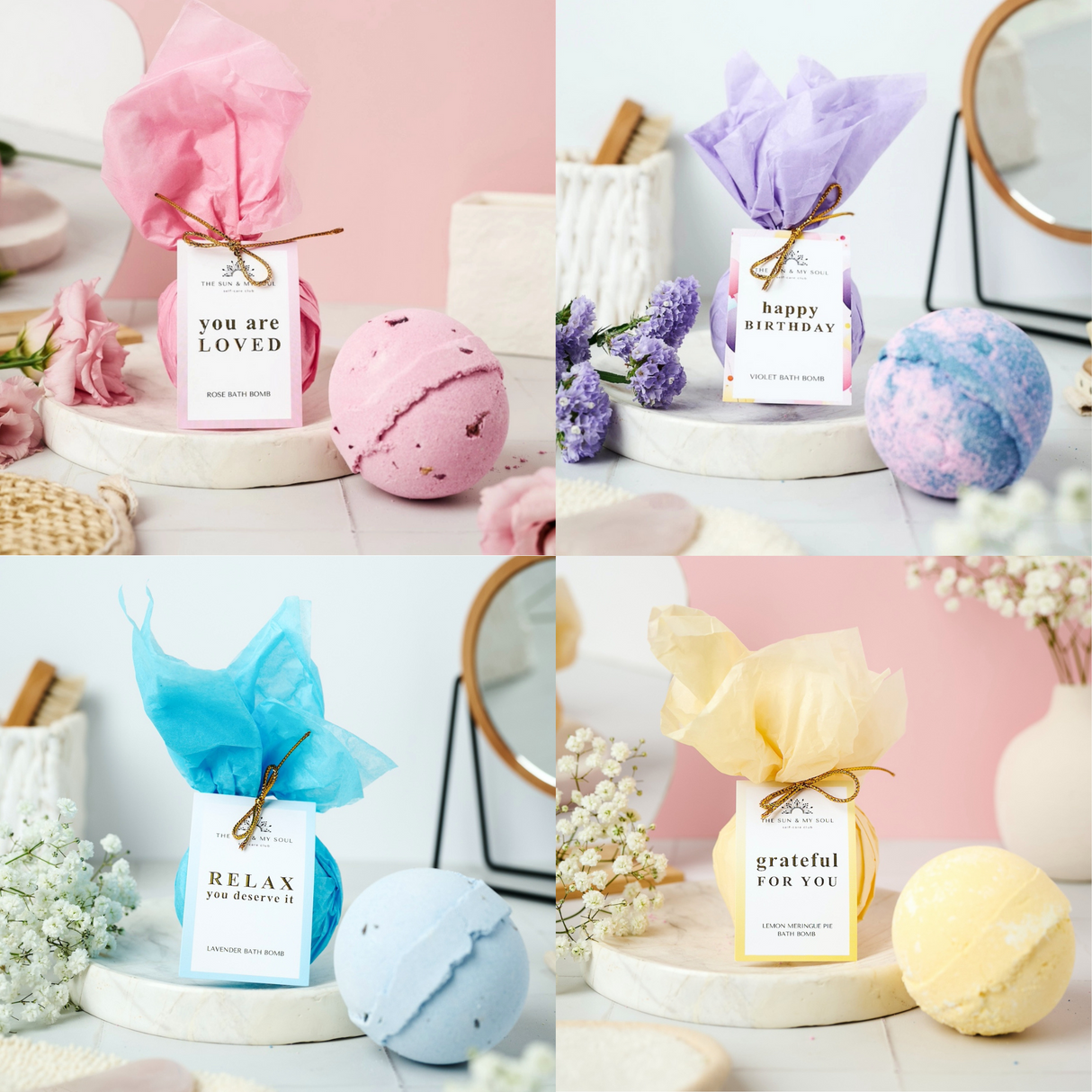 Sentiment Luxury Scented Bath Bomb Gift