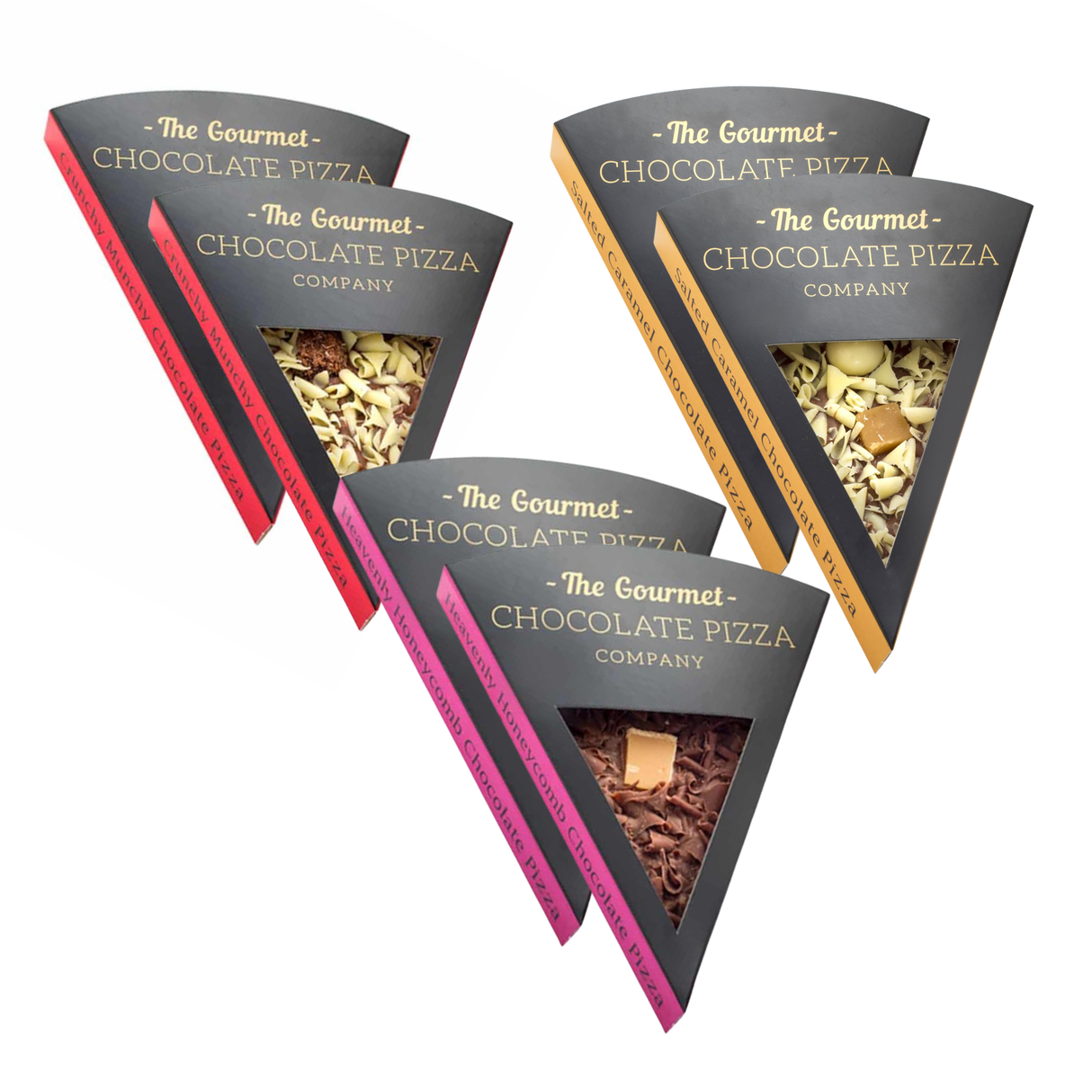 Chocolate Pizza Slice Variety Pack (6 Pack)