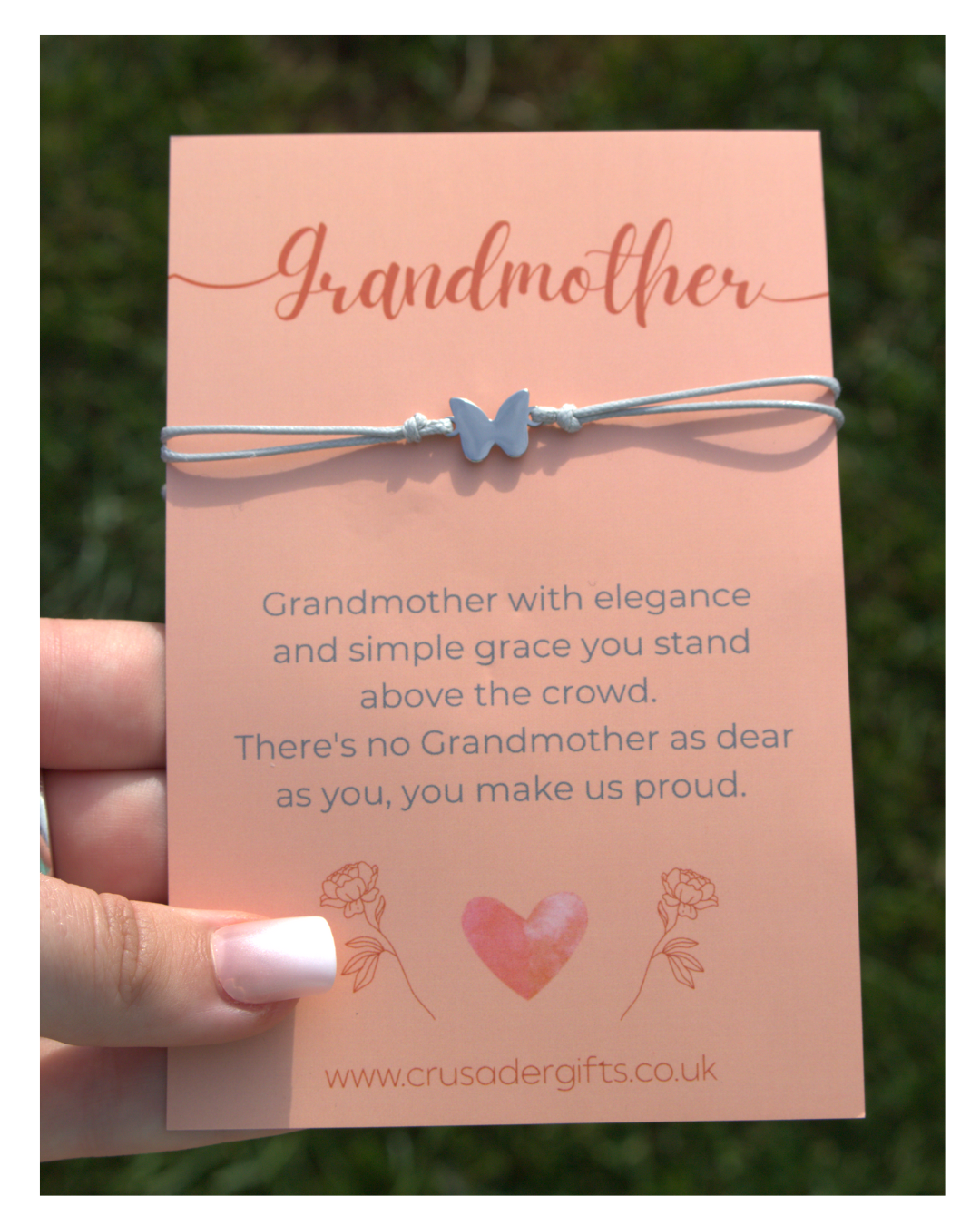 Grandmother Keepsake Letterbox Bracelet Gift