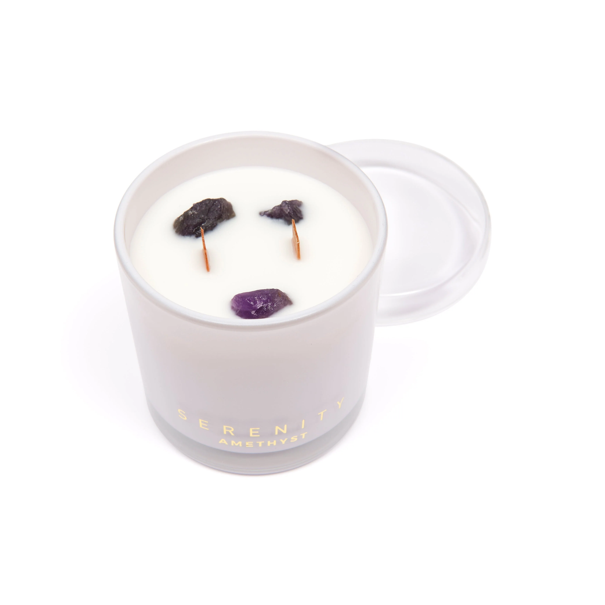 Serenity Crystal 300g candle - de-stress amethyst