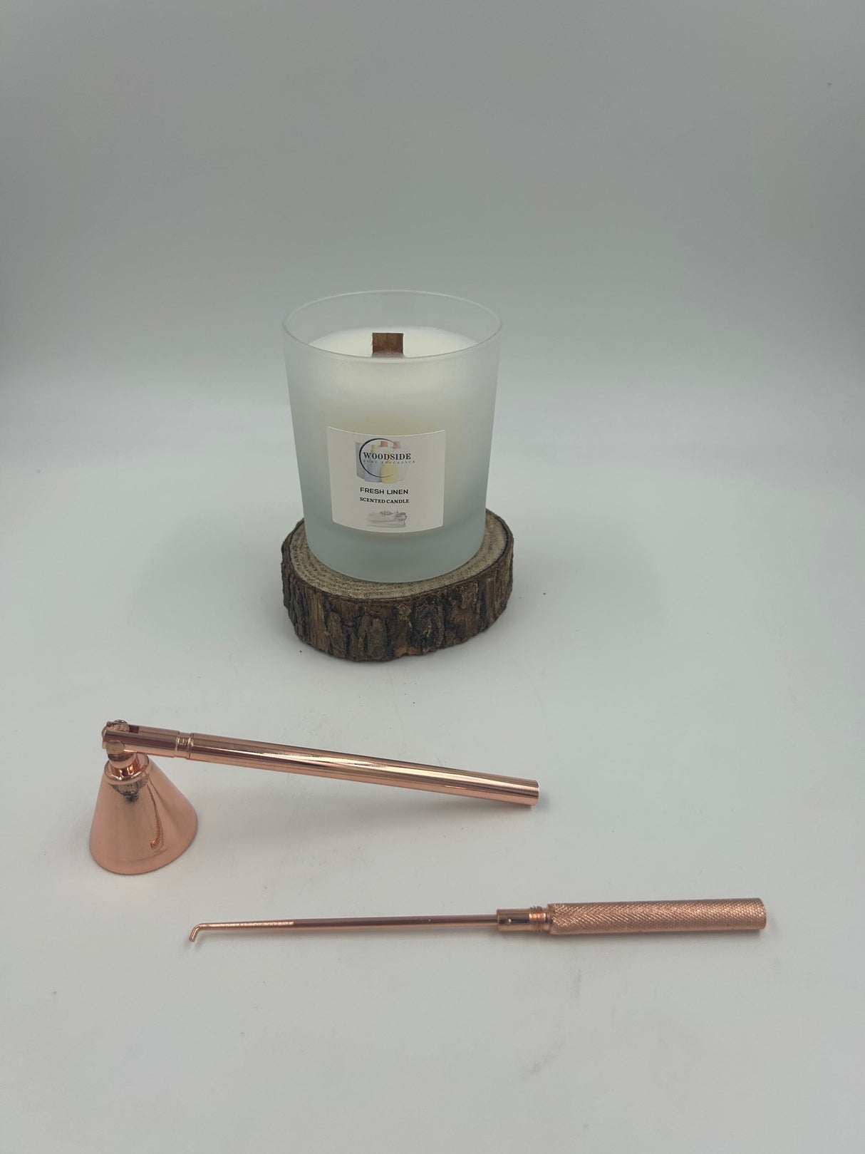 Woodside Home Living 2 in 1 Candle Care Tool, rose gold