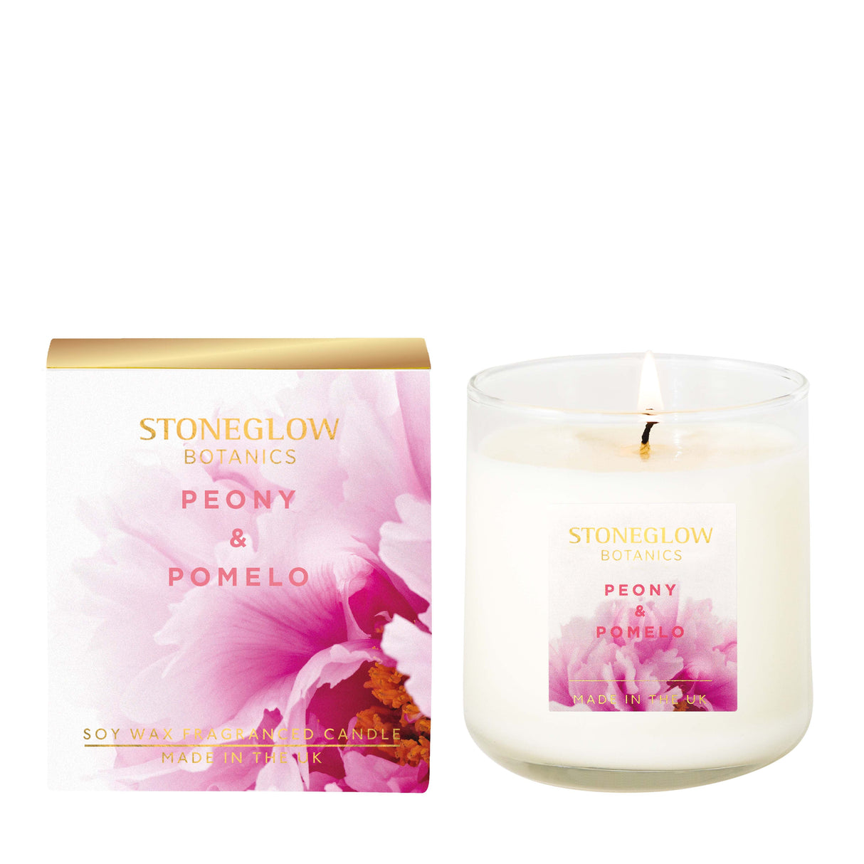 Stoneglow Candles Botanic Tumbler Candle - Peony & Pomelo