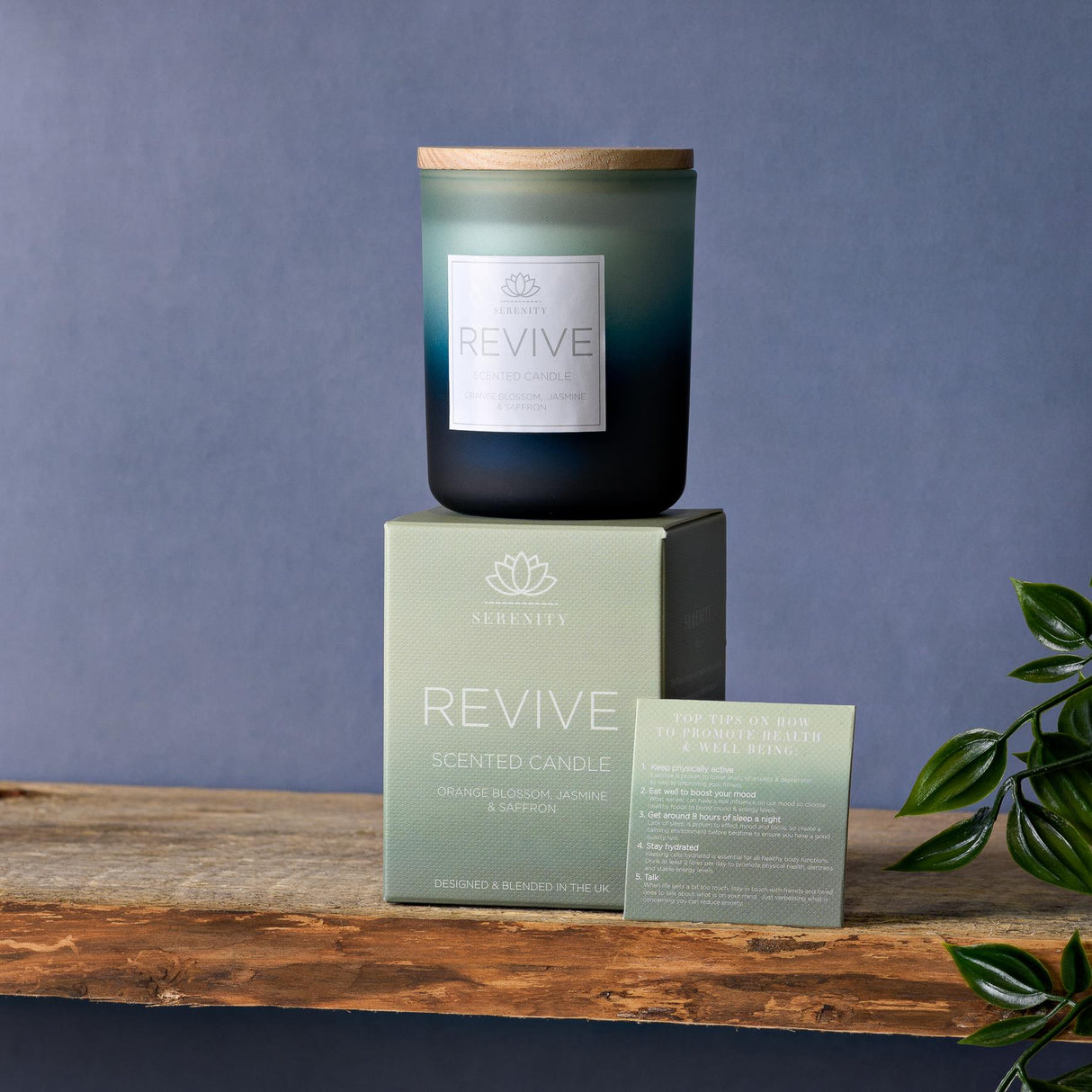 Sophia Serenity Revive Candle 120g - Orange Blossom, Jasmine & Saffron