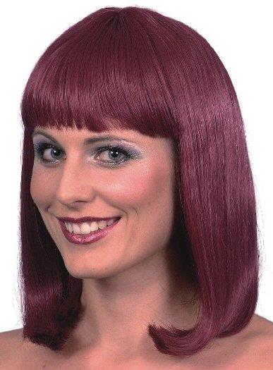 Cheerleader Wig Fancy Dress - Various Colours