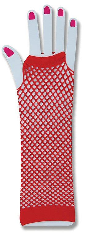 Fingerless Fishnet Gloves - Various Colours