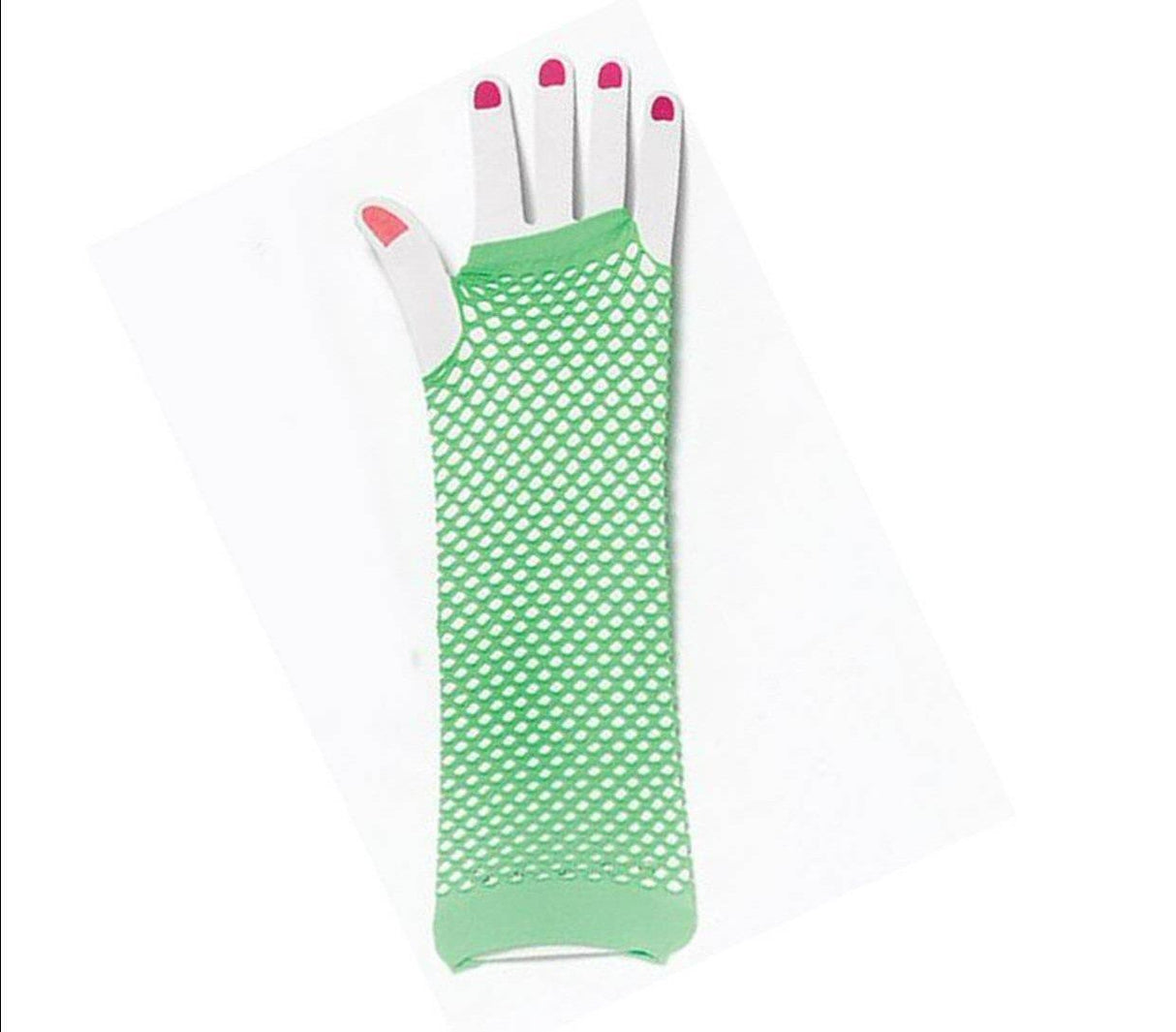 Fingerless Fishnet Gloves - Various Colours