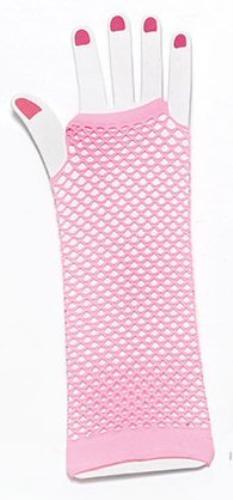 Fingerless Fishnet Gloves - Various Colours