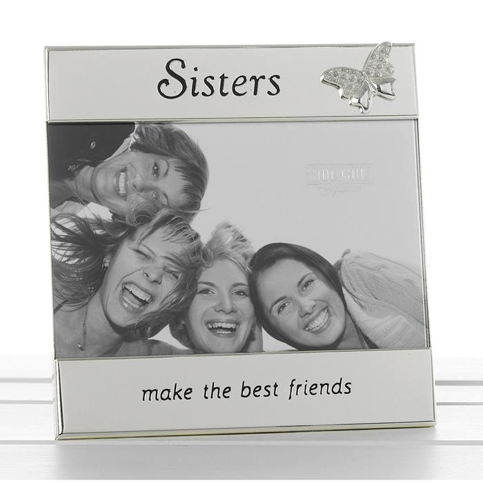Sisters or The Girls Friends Message Photo Frames 6" x 4"