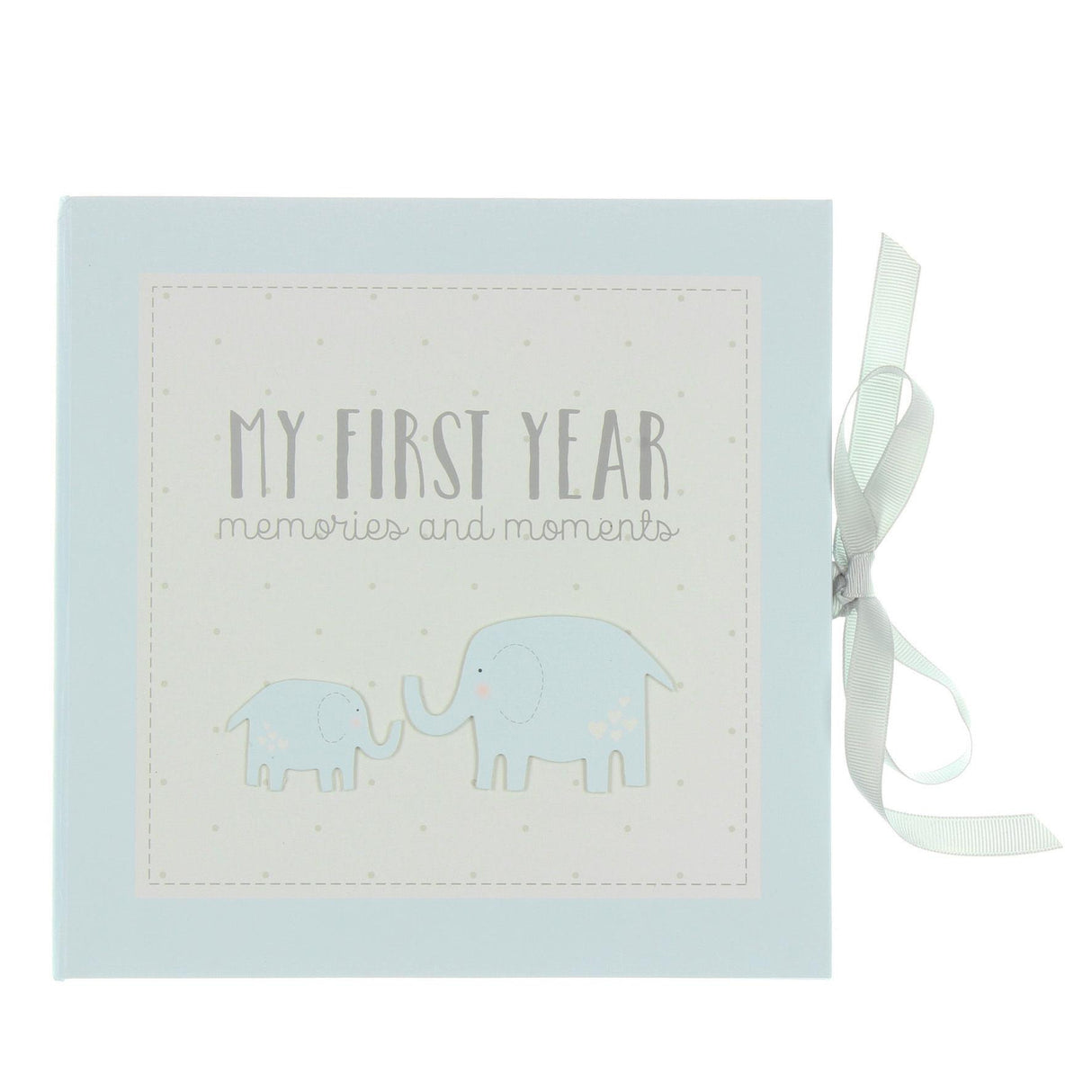 Petit Cheri Baby Record Book - My First Year Blue