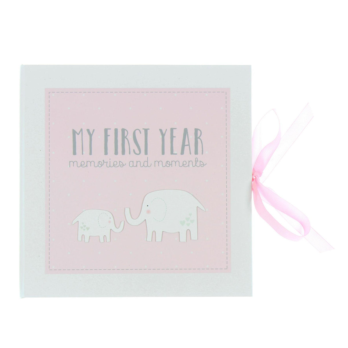 Petit Cheri Baby Record Book - My First Year Pink