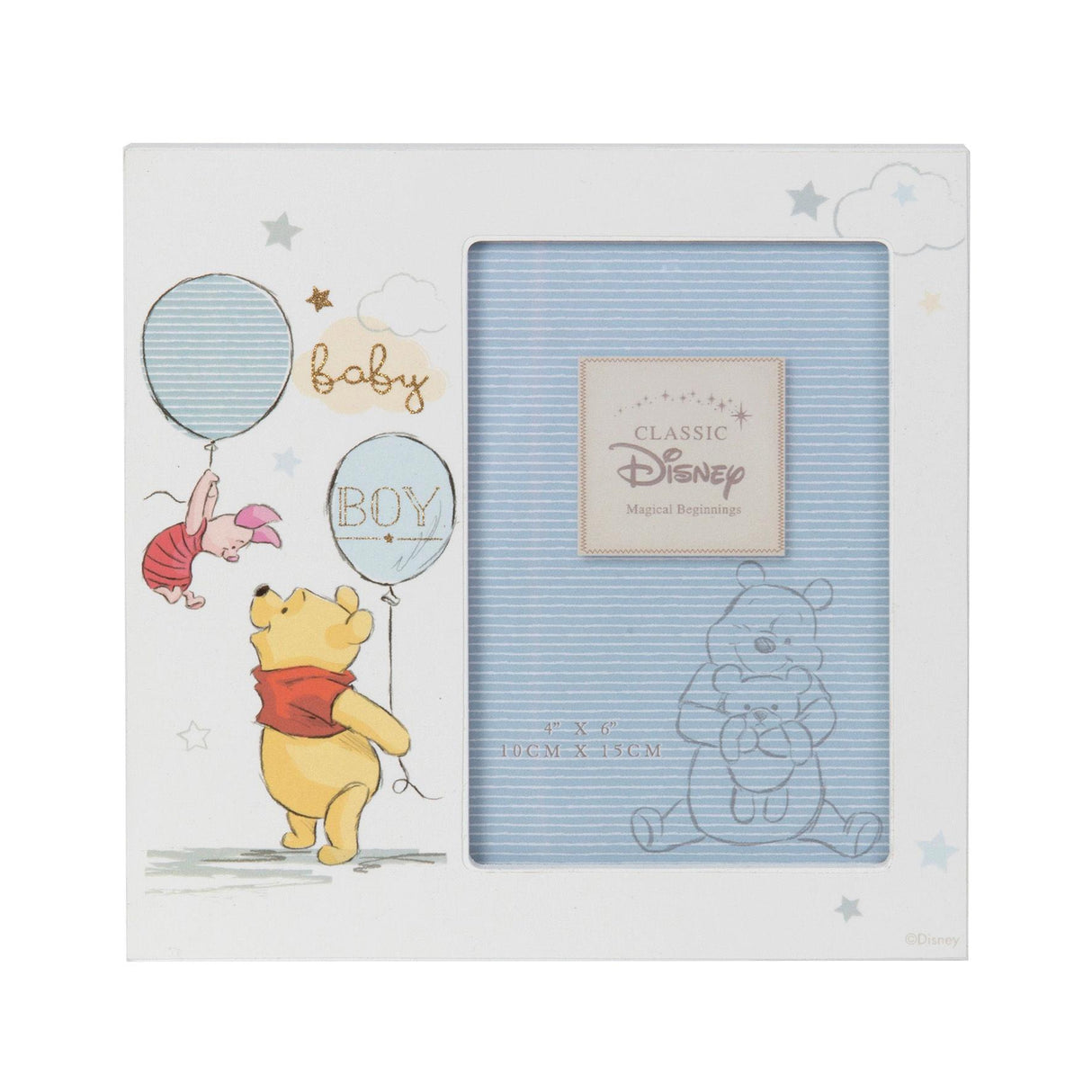 Disney Magical Beginnings Photo Frame 4x6" - Pooh Baby Boy
