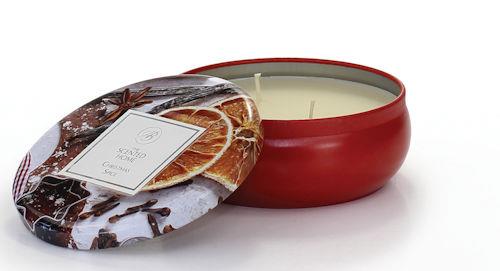 Ashleigh & Burwood Scented Home Scented Candle Tin - Various christmas spice