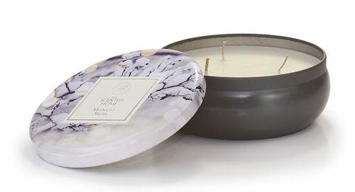 Ashleigh & Burwood Scented Home Scented Candle Tin - midnight snow