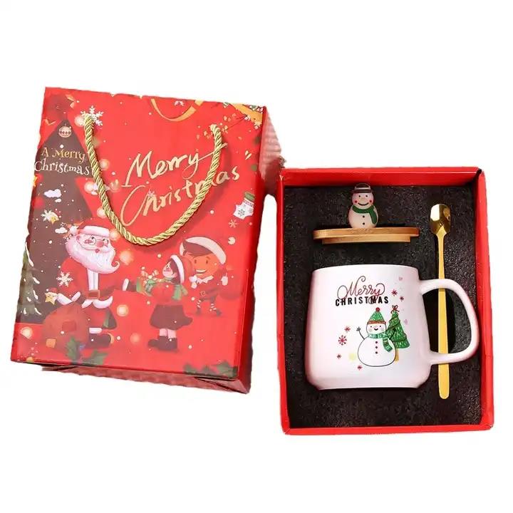 Merry Christmas Mug in Gift Box snowman