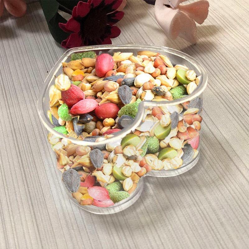 Heart Shaped Glass Dish - Clear