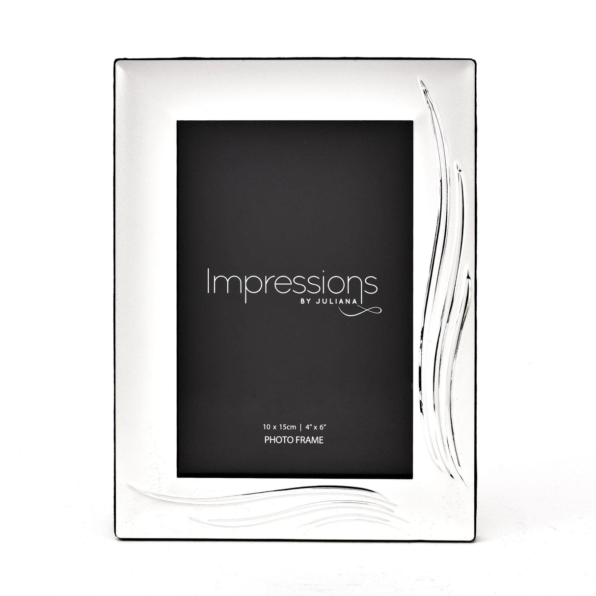 Impressions Satin Finish Grass Blade Silver Plated Photo Frame - Various Sizes