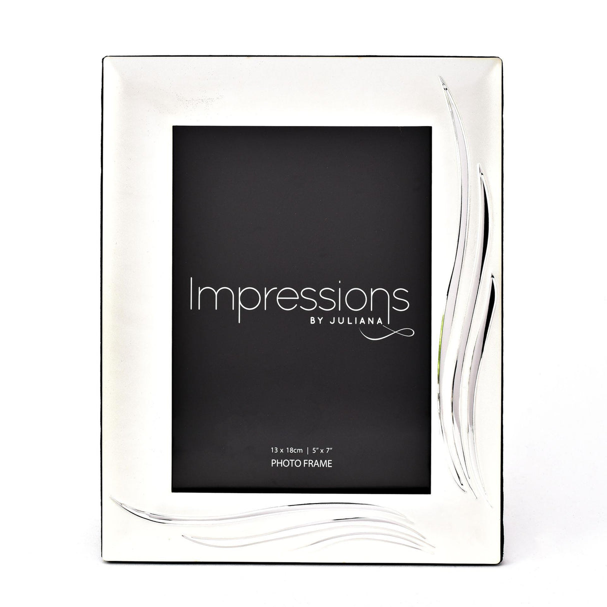 Impressions Satin Finish Grass Blade Silver Plated Photo Frame - Various Sizes
