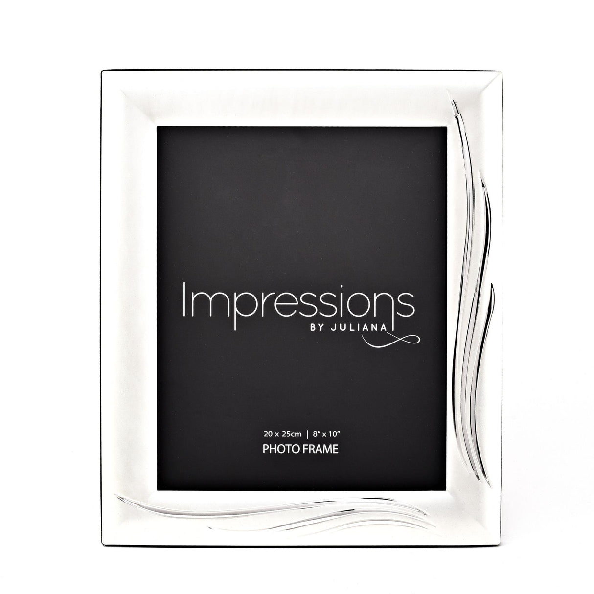 Impressions Satin Finish Grass Blade Silver Plated Photo Frame - Various Sizes