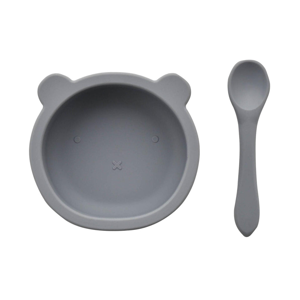 Bambino Silicone Feeding Set Bib Bowl & Spoon - Crusader Gifts