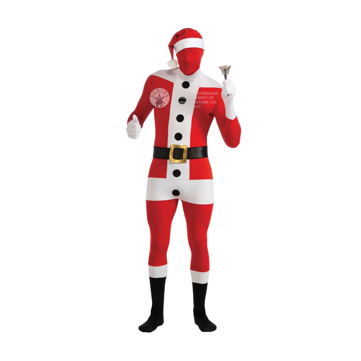 Santa Skin Suit Fancy Dress Size Medium