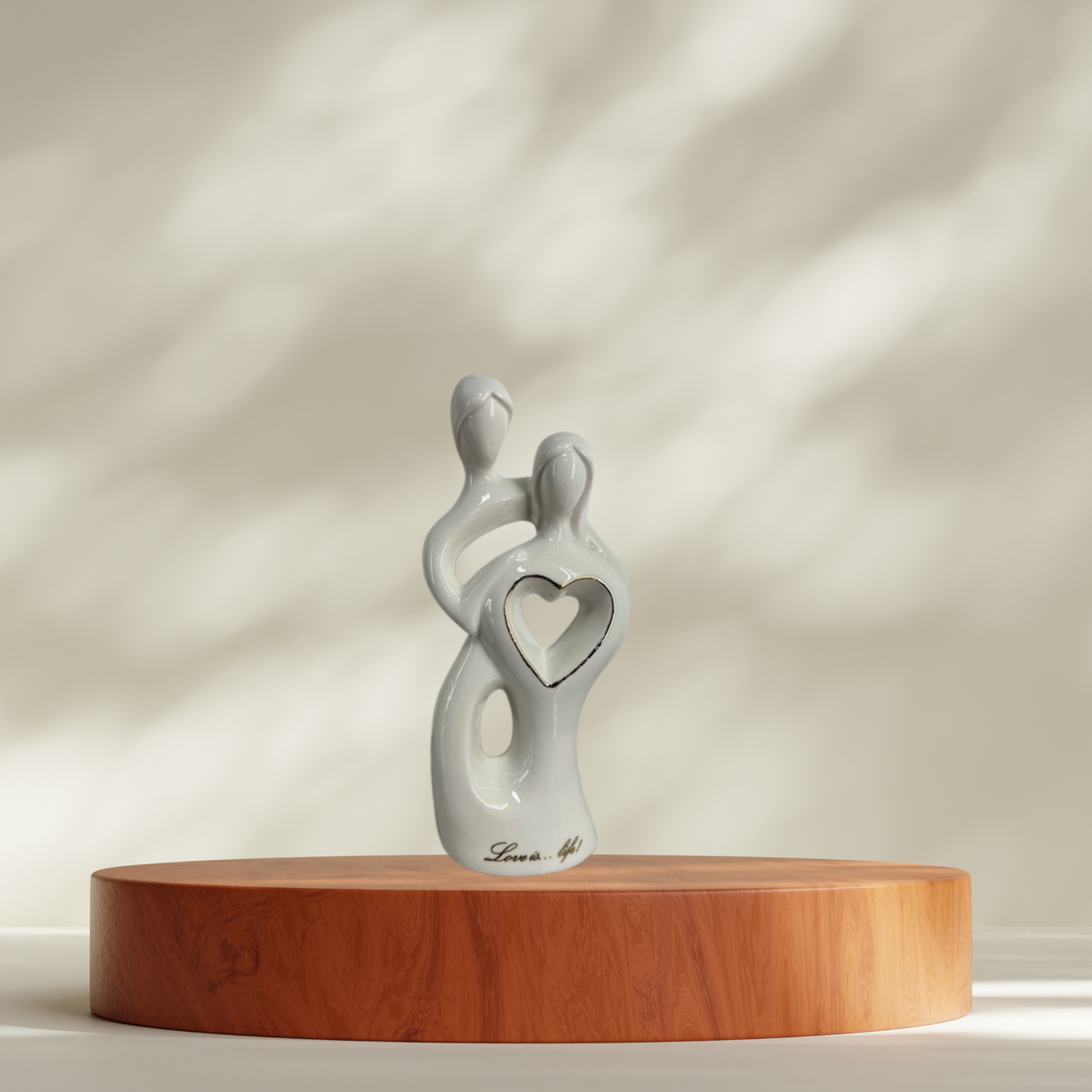 Love is Life Porcelain Cake Topper/Figurine