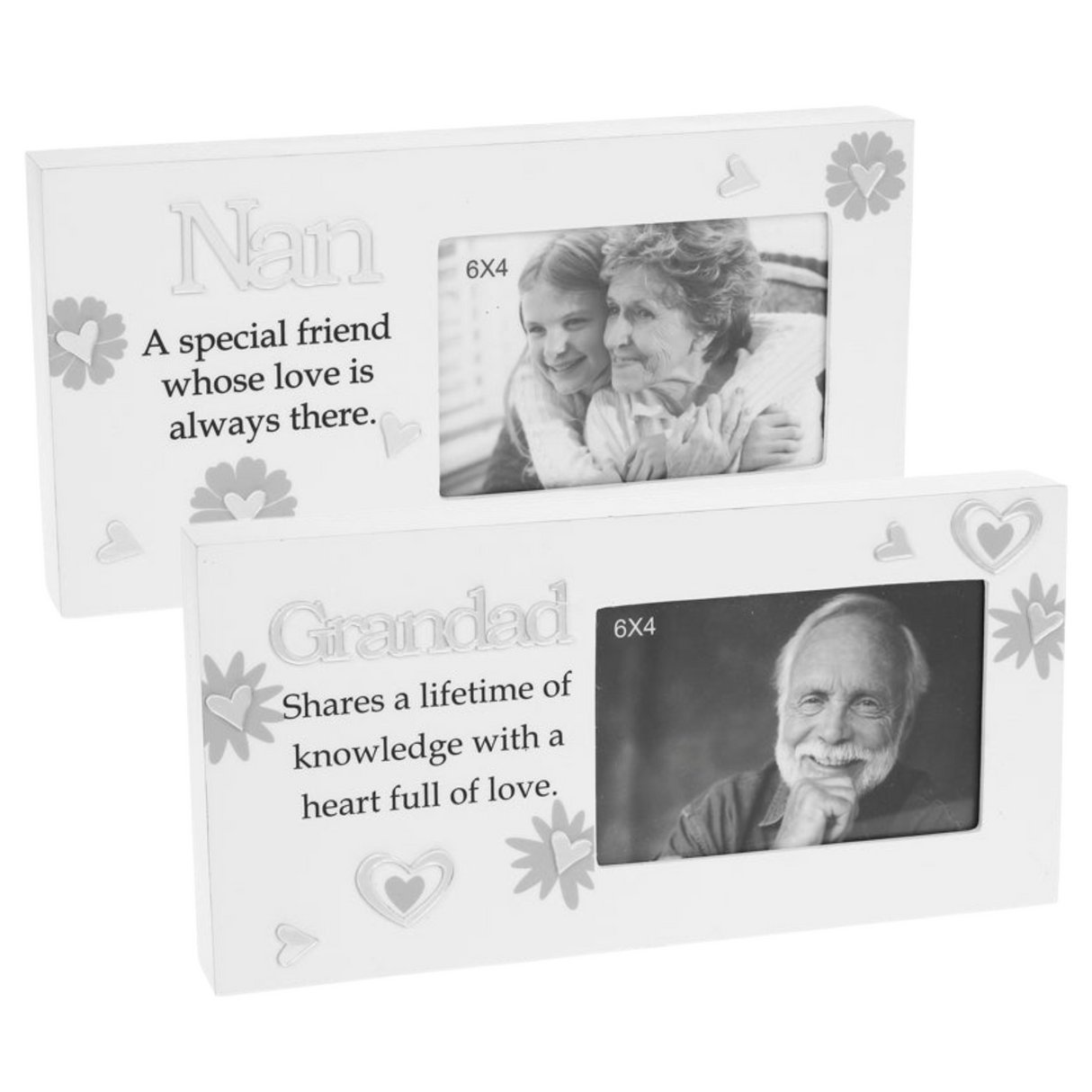 Reflections Photo Frame 6x4" - Nan or Grandad