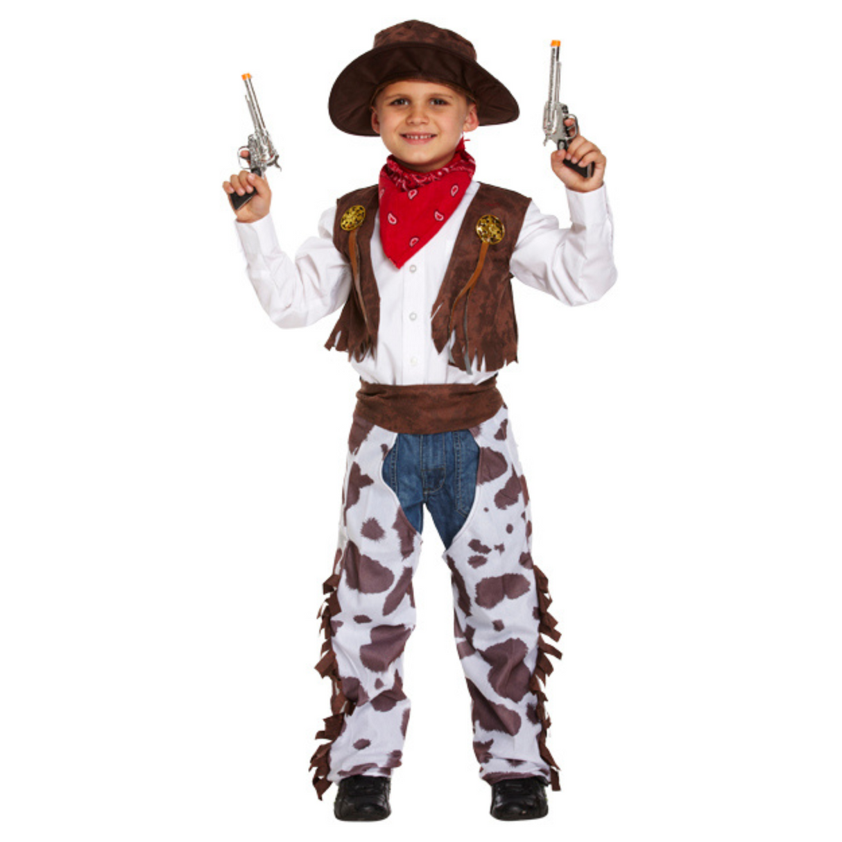 Childs Cowboy Fancy Dress Costume Age 7-9 Years