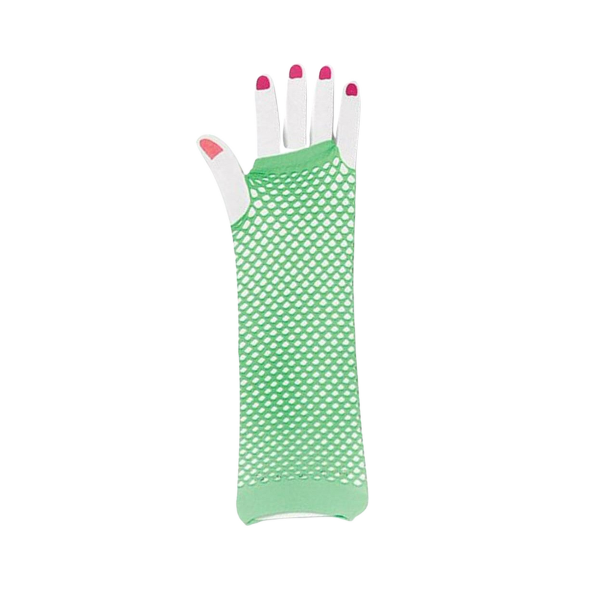 Fingerless Fishnet Gloves - Various Colours