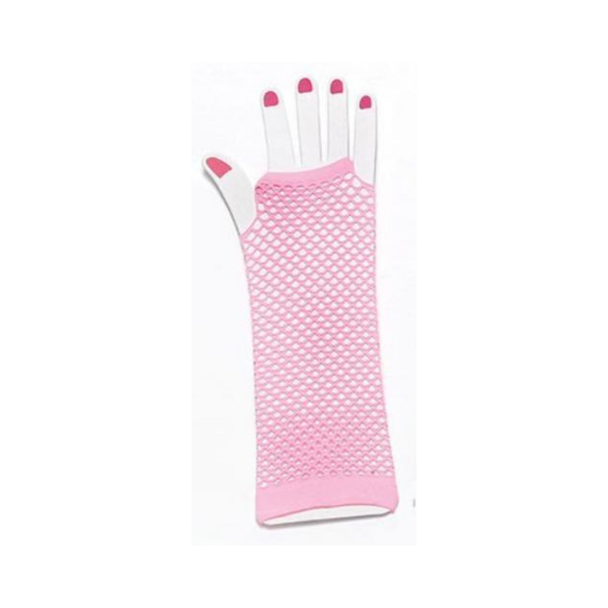Fingerless Fishnet Gloves - Various Colours