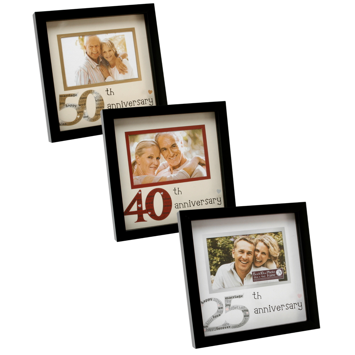 New View Photo Frames 6x4" - Milestone Anniversary's