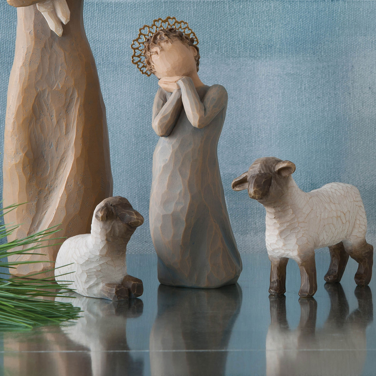 Willow Tree Nativity Little Shepherdess Figurine Set