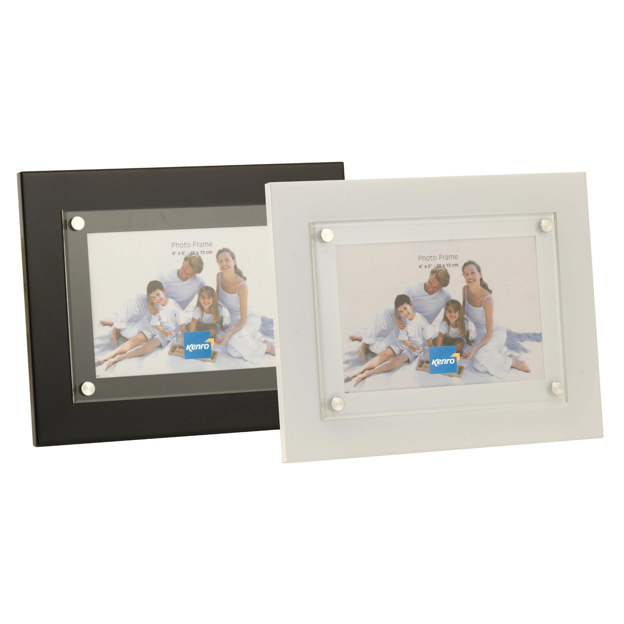 Kenro Strata Collection Modern Photo Frame (White)