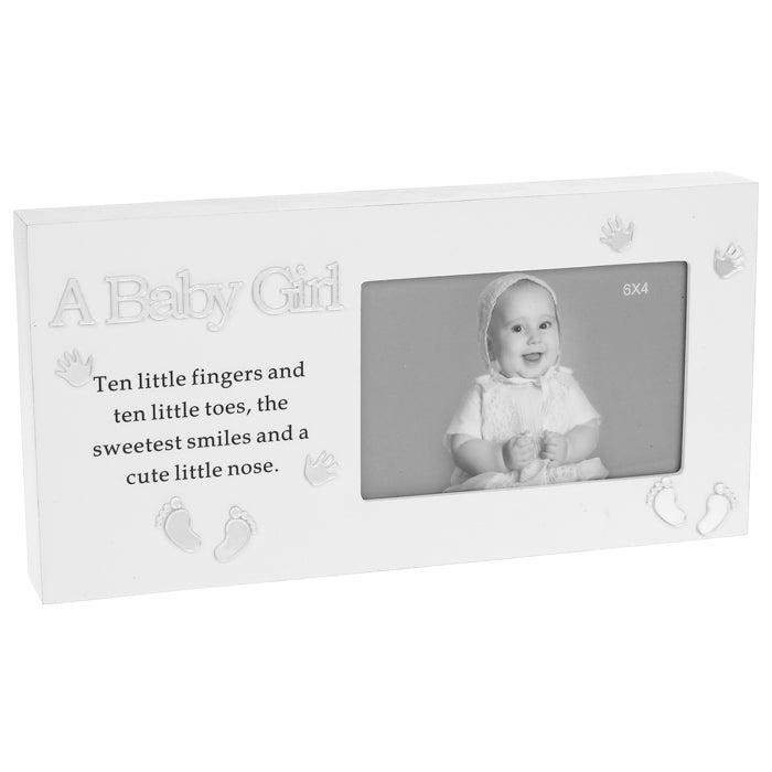 Reflections Photo Frame 6x4" Baby Girl Christening