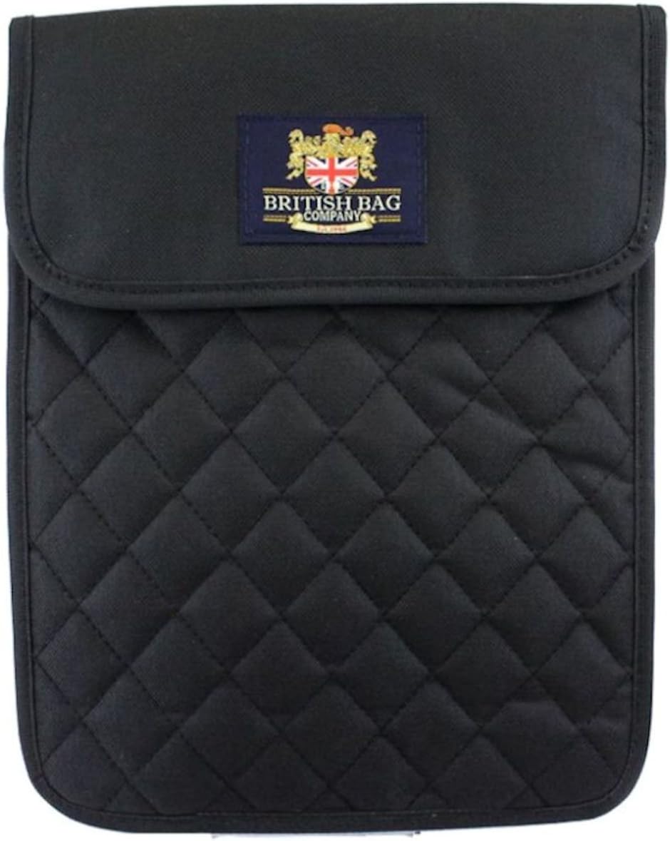 British Bag Company Regent Quilted Tablet Sleeve Case - Black