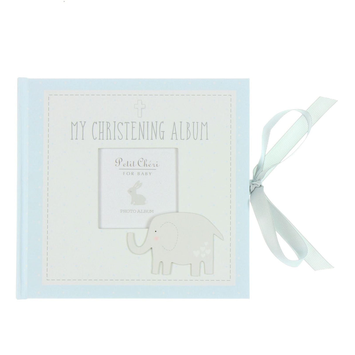 Petit Cheri Baby Christening Photo Album - My Christening Album Blue