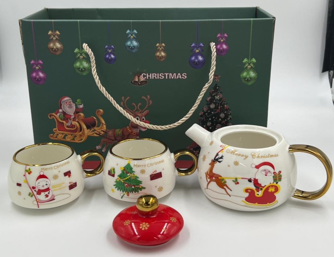 Christmas Stacking Tea for Two Gift Set