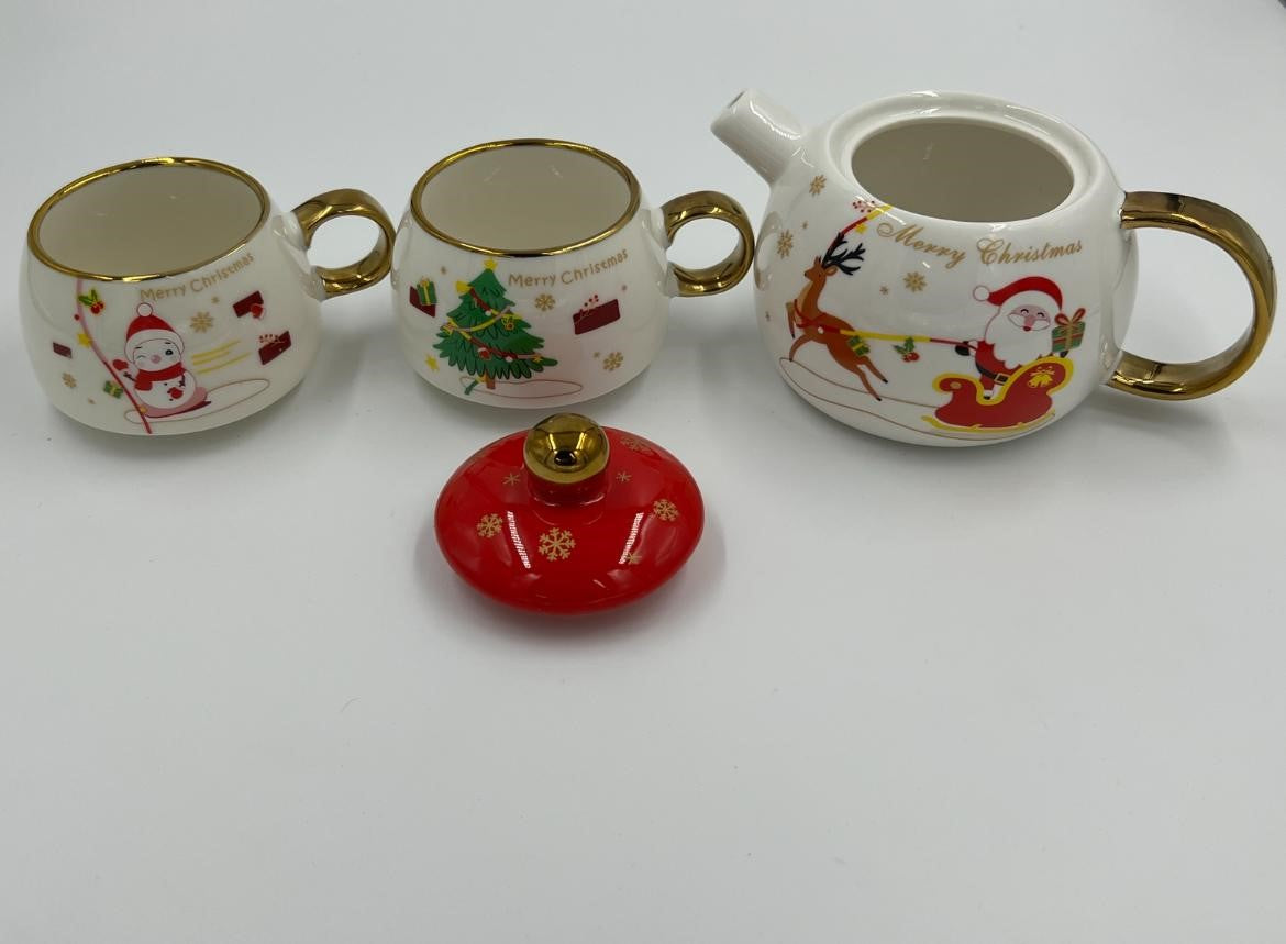 Christmas Stacking Tea for Two Gift Set