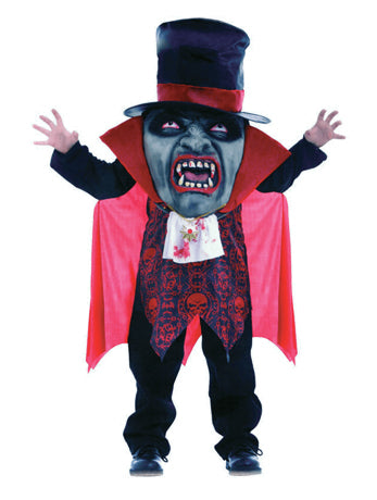 Childs Vampire Mad Hatter Costume Age 7-12 Years