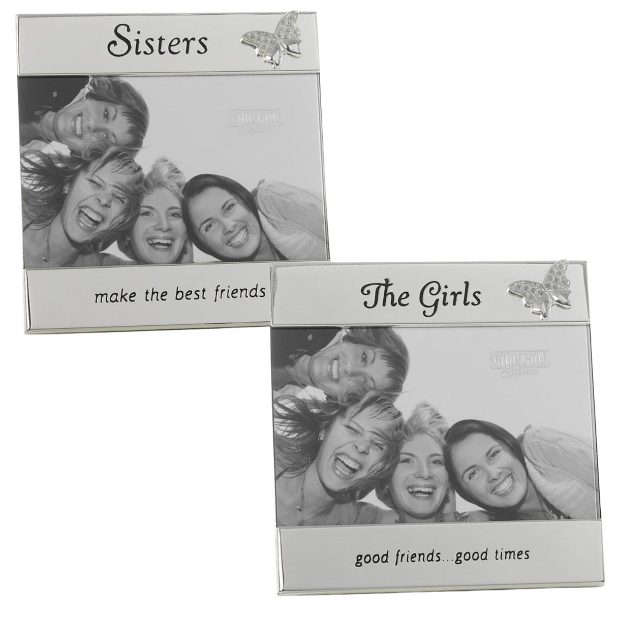Sisters or The Girls Friends Message Photo Frames 6" x 4"