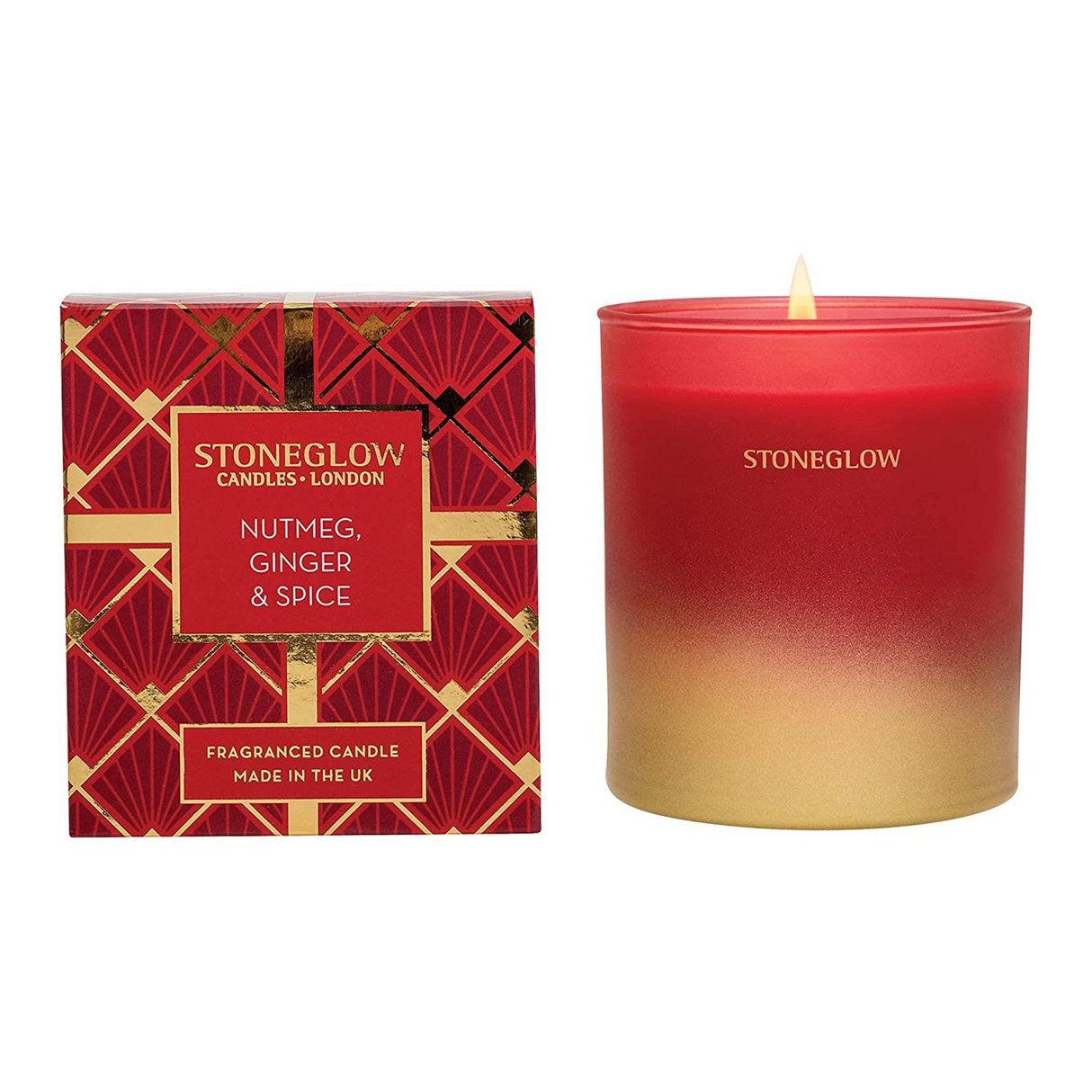Stoneglow Candles Seasonal Tumbler Candle - Nutmeg, Ginger & Spice