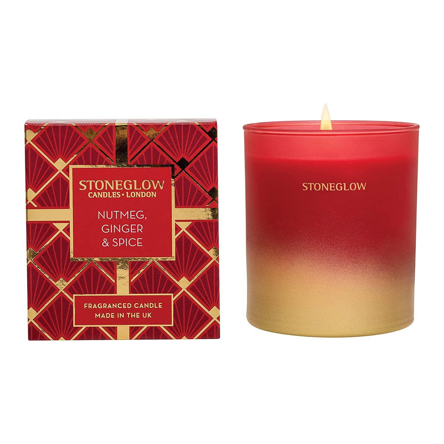 Stoneglow Candles Seasonal Tumbler Candle - Nutmeg, Ginger & Spice