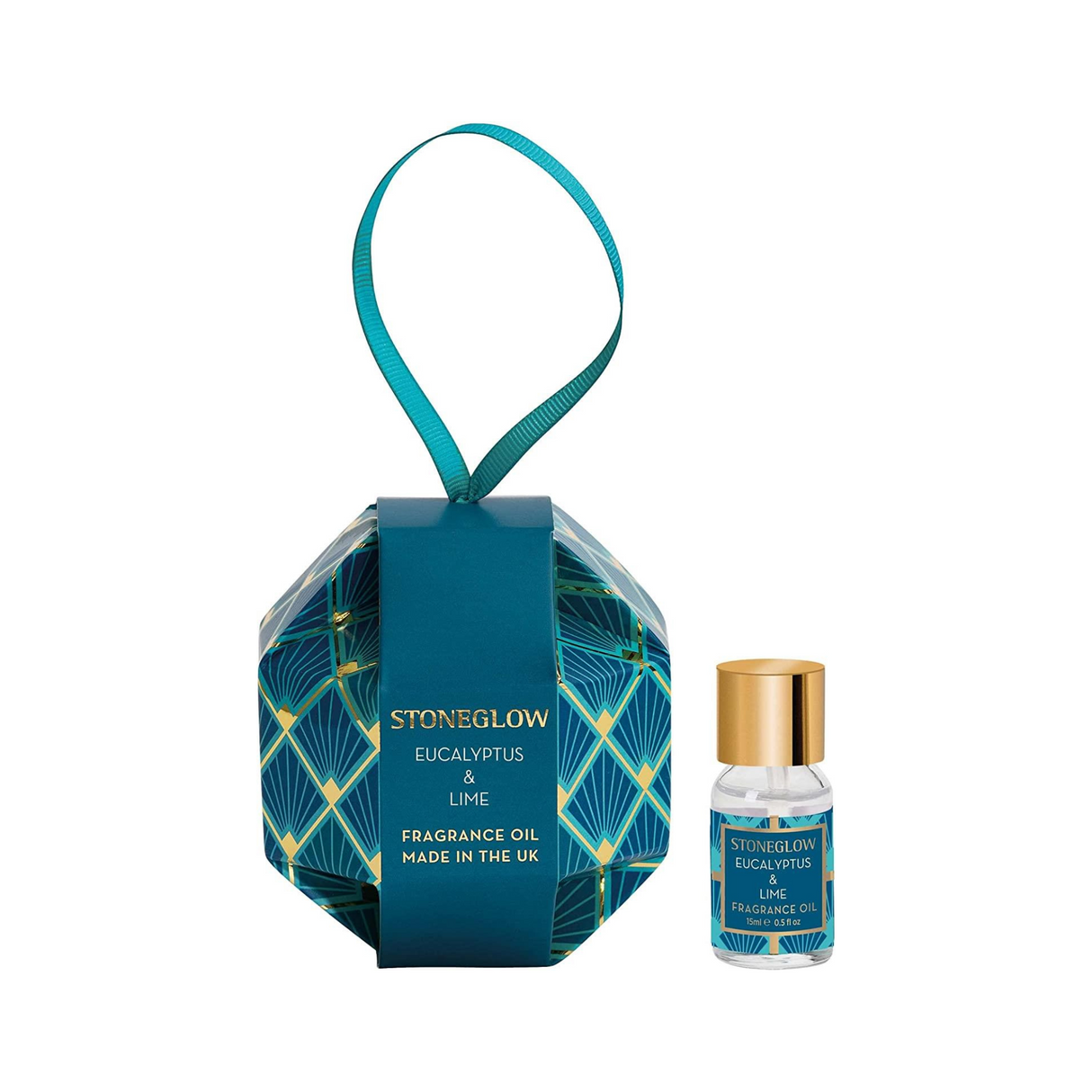 Stoneglow Candles Seasonal Fragrance Oil Bauble - Eucalyptus & Lime