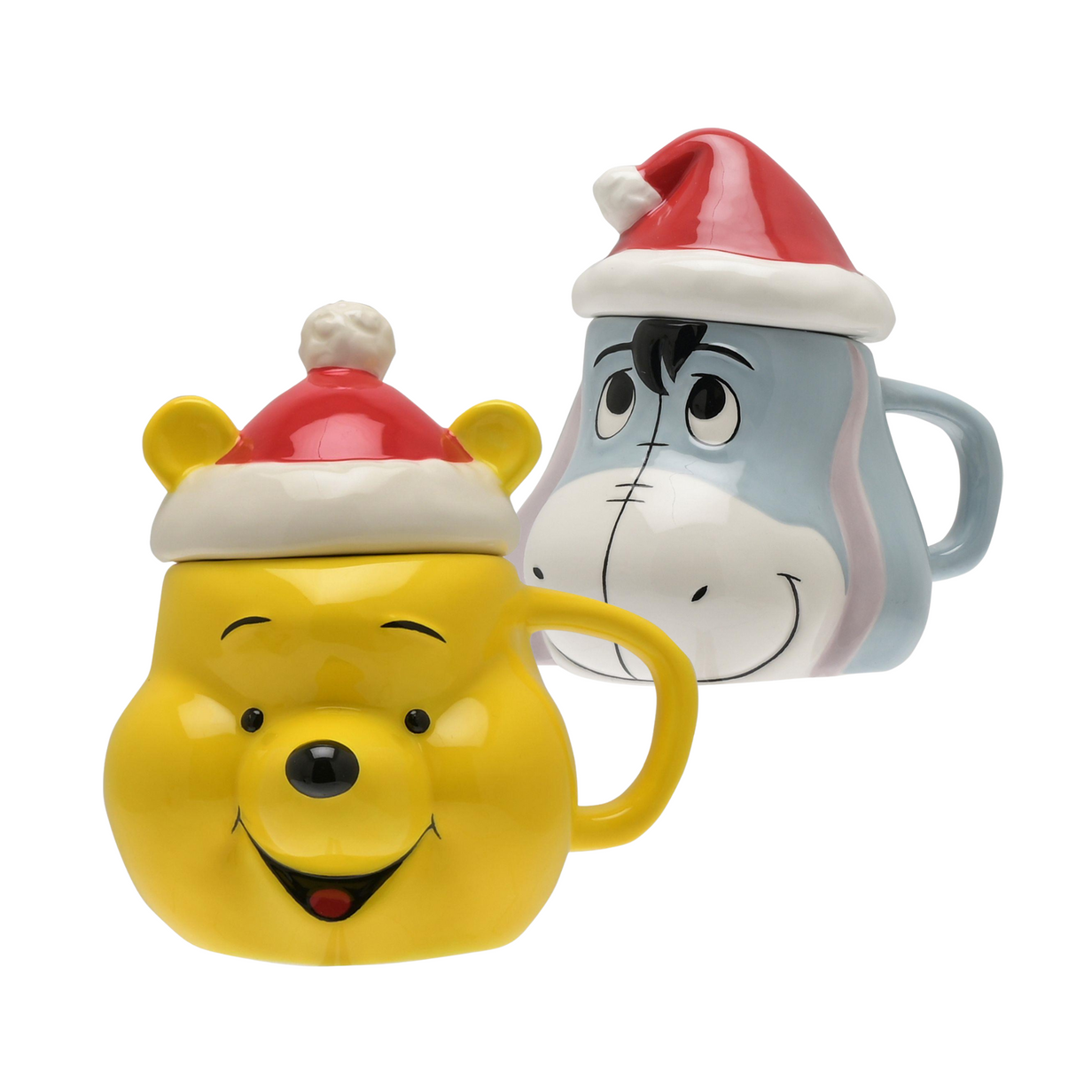 Disney Winnie the Pooh & Eeyore 3D Christmas Xmas Mug
