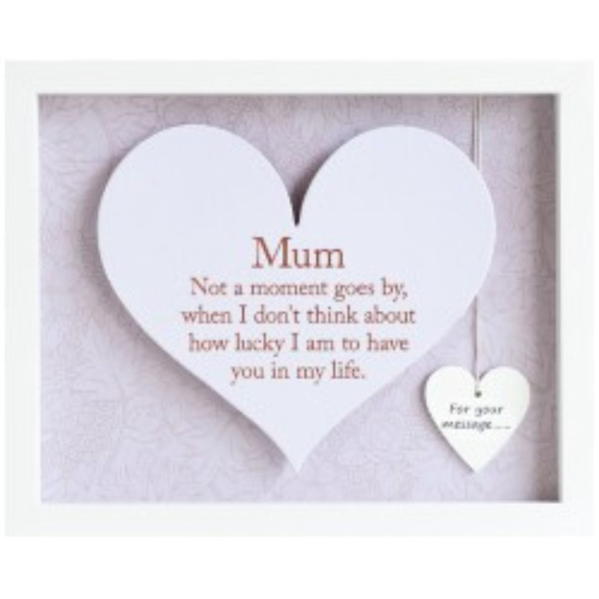 heart in frame, mum design